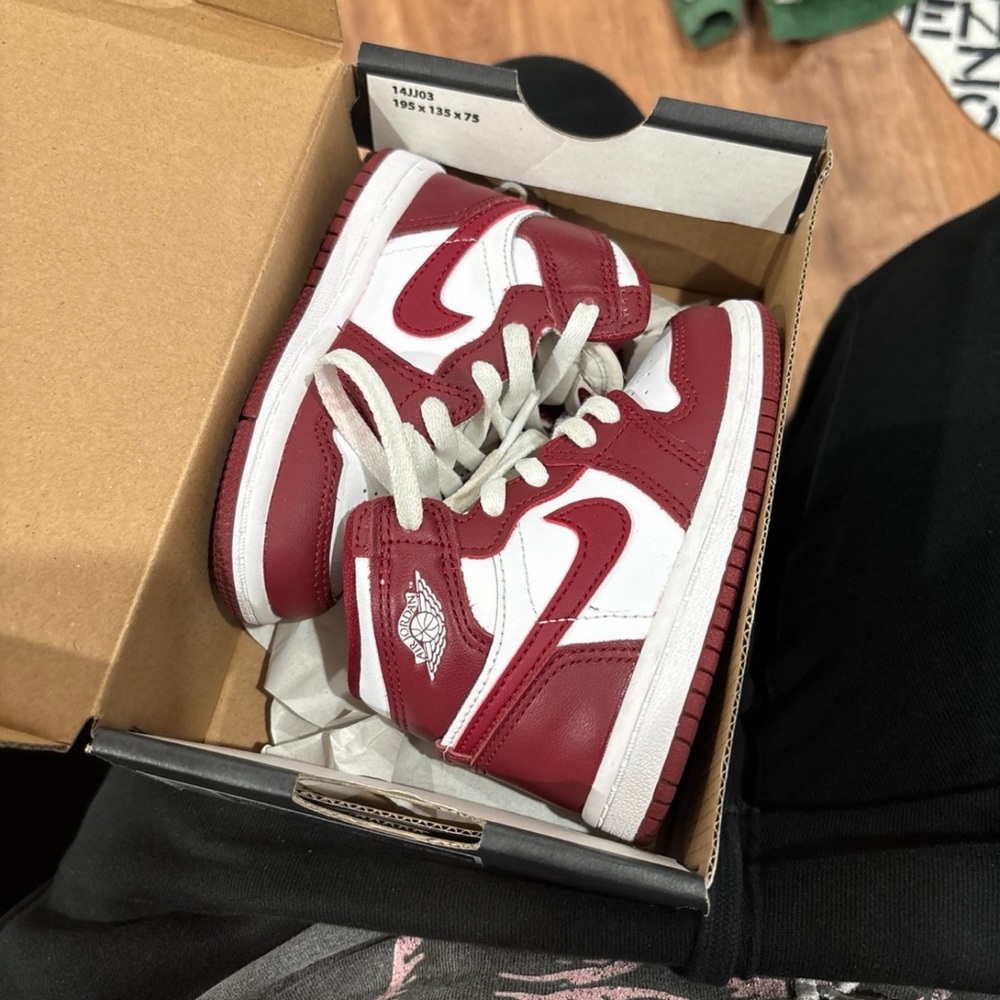 Jordan Baby Walkers in Red and White